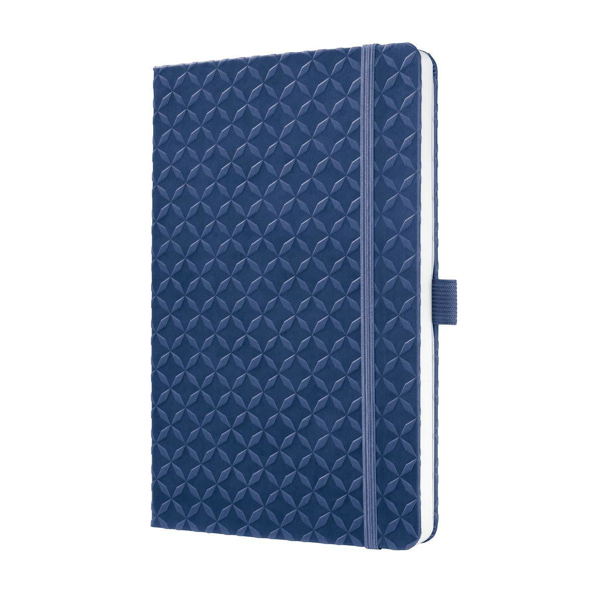 Sigel Notizbuch JOLIE Flair, A5, liniert, Fadenheftung, 174 Seiten, perforiert, 80 g/m² – indigoblau
