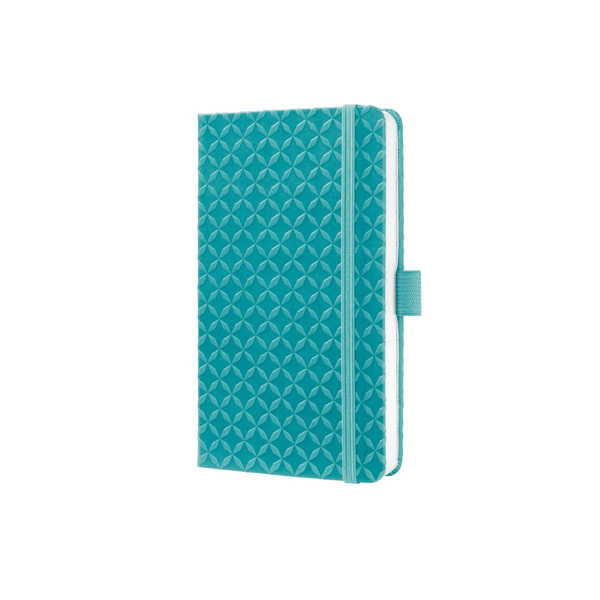 Sigel Notizbuch, A6, liniert, Fadenheftung, 174 Seiten, perforiert, 80 g/m² – türkis