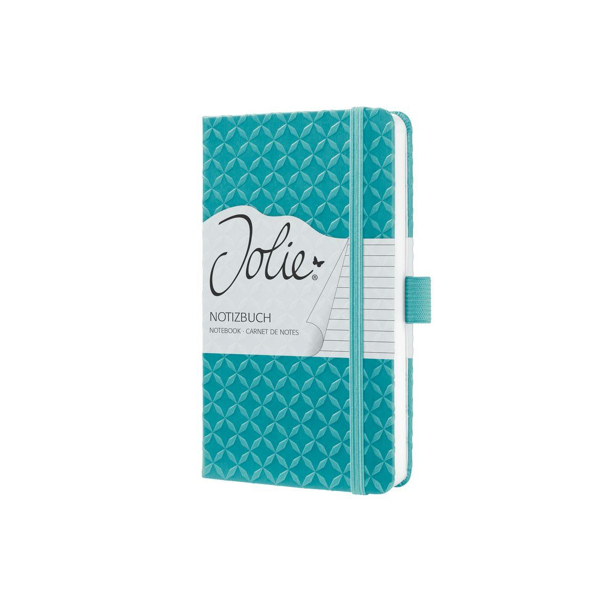 Sigel Notizbuch, A6, liniert, Fadenheftung, 174 Seiten, perforiert, 80 g/m² – türkis