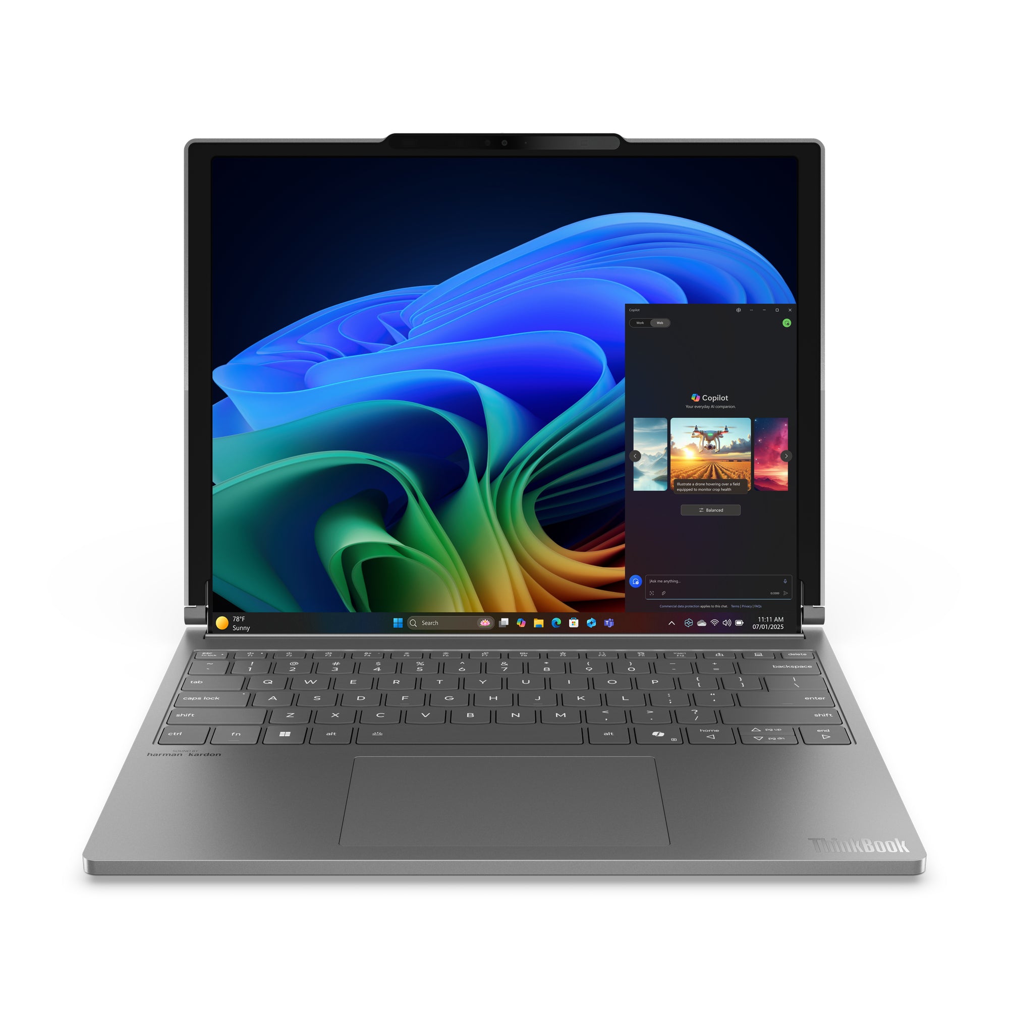 Lenovo ThinkBook Plus G6 Rollable Copilot+ – Laptop, 42,4 cm (16,7"), 32 GB, 1 TB, Windows 11 Pro