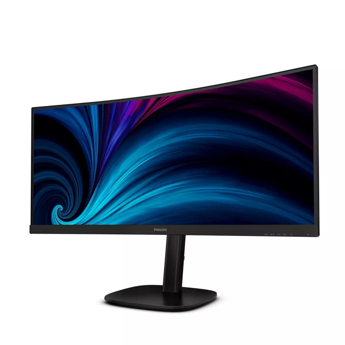 Philips 34B2U3600C/00 – Monitor, 34", VA, 120 Hz, Gebogen, USB-Hub, Adaptive Sync, Lautsprecher, Schwarz