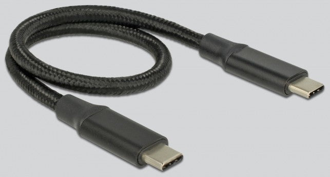 DeLOCK 42615 – M.2 NVMe SSD-Gehäuse, USB 3.2 Gen 2 (10 Gbit/s), USB-C, schwarz, für M.2 Key-B/M (PCIe)