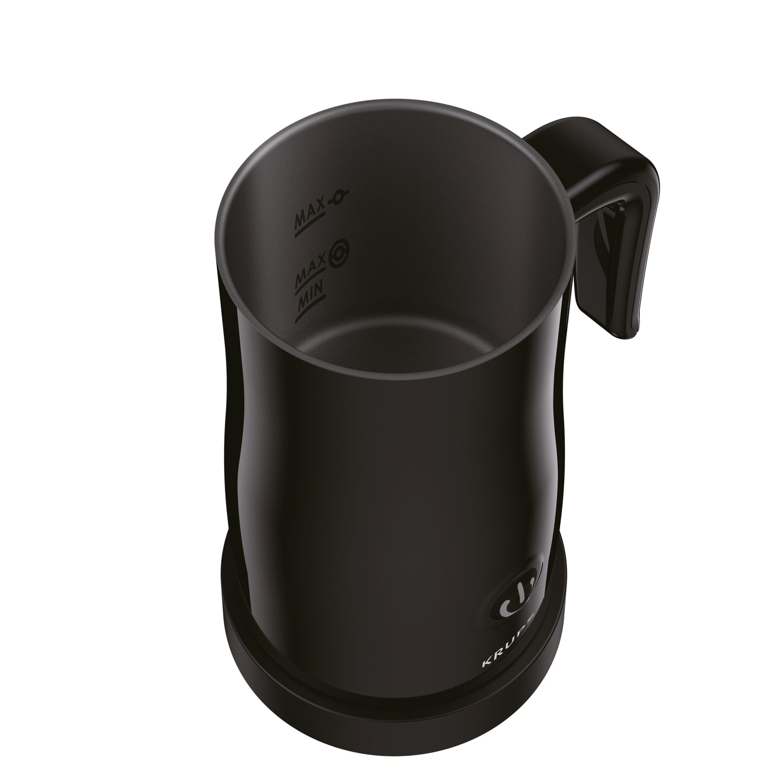 Krups Elektrischer Milchschäumer XL1008 – Füllmenge 150 ml, Schaum 150 ml, 550 W, Schwarz