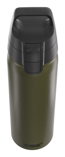 SIGG WBM One Trinkflasche 750 ml – Aluminium, Schraubdeckel, Grün
