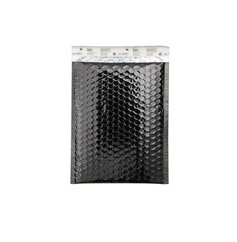 Rico Design Luftpolstertasche – B5, Deckel, Folie, Schwarz – 1 Stk.