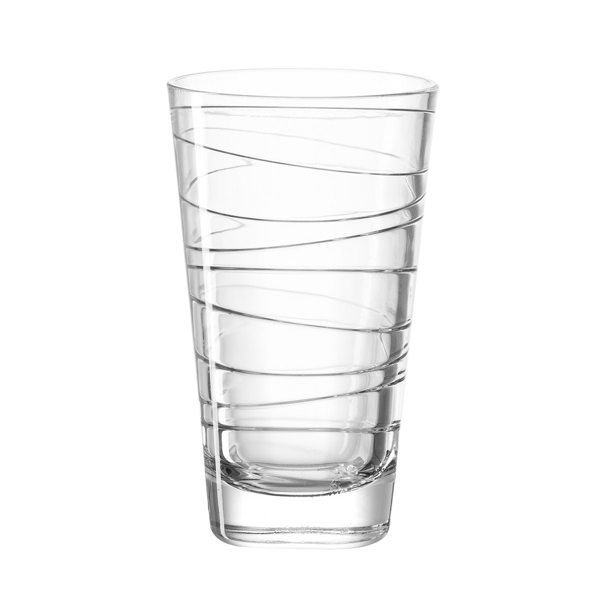 LEONARDO Trinkgläser Vario – 6er Set, 280 ml, Ø 7,5 cm, H 12,5 cm, Glas, Transparent, spülmaschinenfest