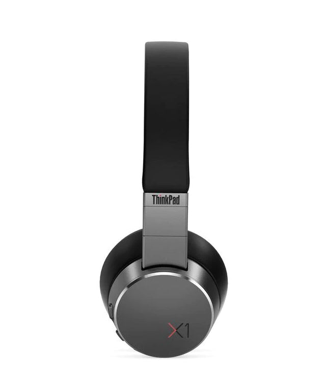 Lenovo ThinkPad X1 Office-Headset – Over-Ear, Stereo, Kabel + BT, ANC, Schwarz, BT 5.0