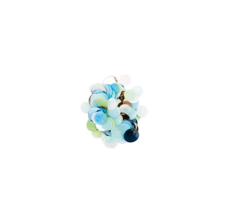 Rico Design Konfetti – blau – 20 g – Folie