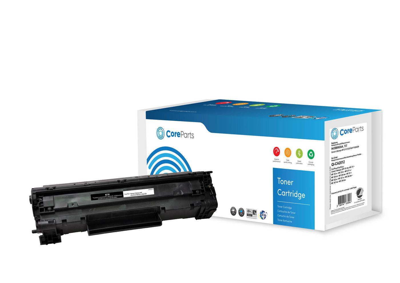 CoreParts Toner Schwarz