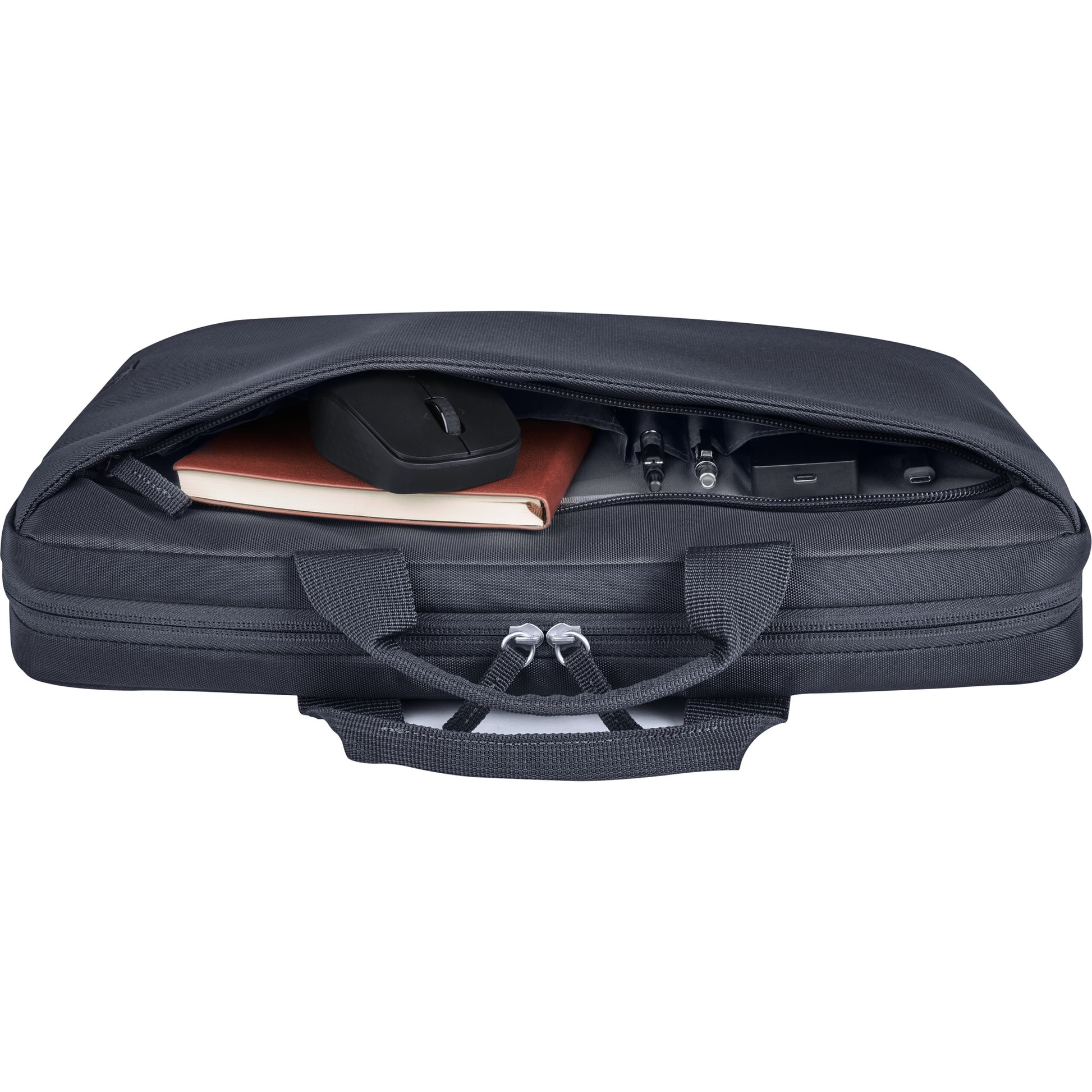 HP Notebook-Tasche bis 14" – Abnehmbarer Schultergurt, Wasserfest – Grau