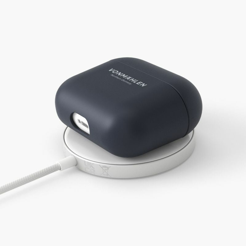 Vonmählen Thin Case – Schutzhülle – für AirPods (3. Gen.) – kabelloses Laden, fallbeständig – Navy