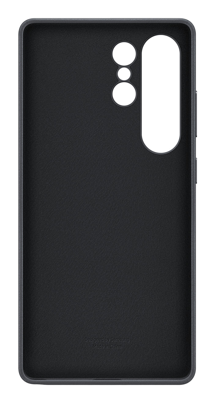 Samsung Backcover – für Samsung Galaxy S25 Ultra – schwarz – Kunstleder