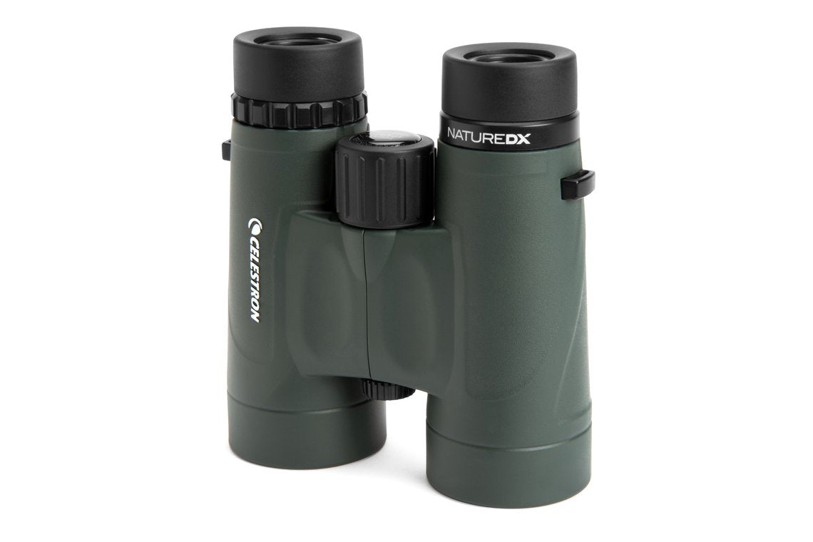 Celestron Nature DX 10×42 Fernglas – 10×, 42 mm Objektiv, BaK-4 Prismen, wasserdicht, grün