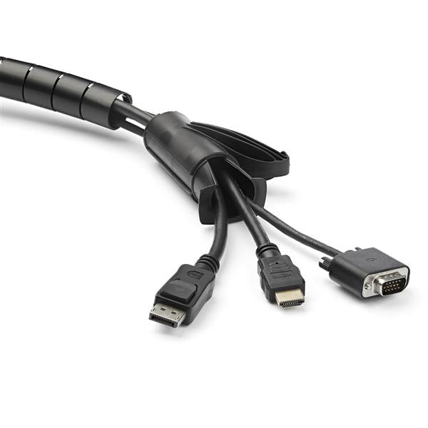 StarTech.com Kabelschlauch – Ø 25 mm – 2,5 m – PE – Schwarz