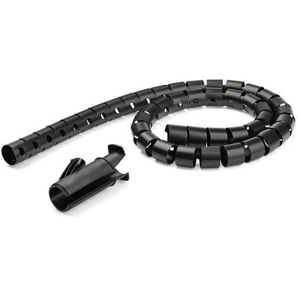 StarTech.com Kabelschlauch – Ø 25 mm – 2,5 m – PE – Schwarz