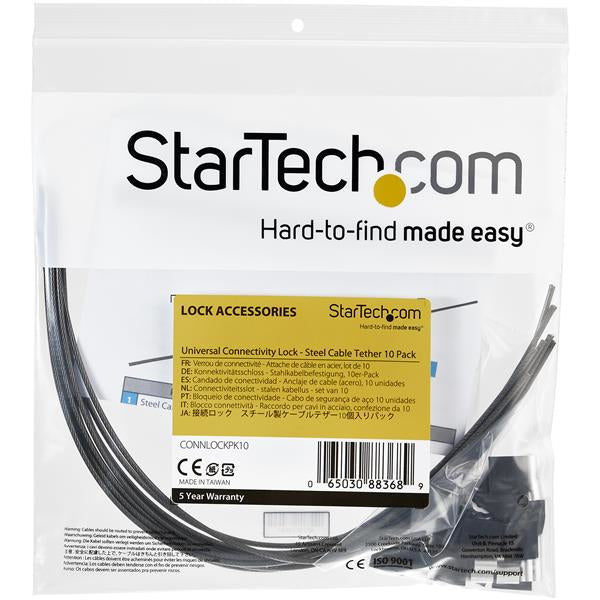 StarTech.com Sicherungskabel – 10er-Pack
