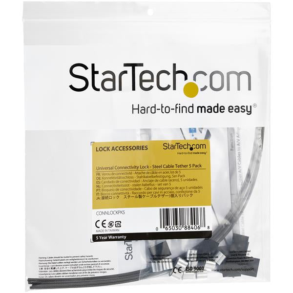 StarTech.com Sicherungskabel – 5er-Pack