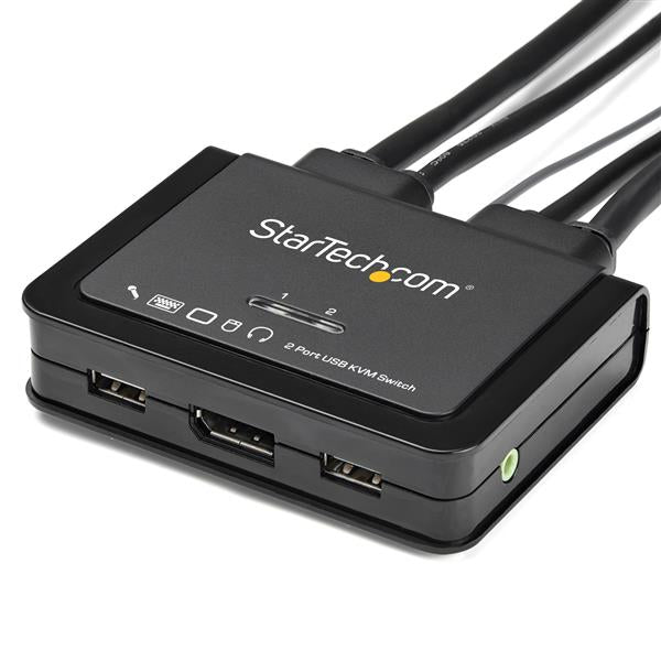 StarTech.com KVM-Switch 2×1, DisplayPort, Betriebssystemunabhängig
