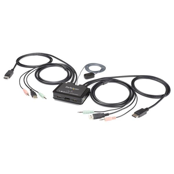 StarTech.com KVM-Switch 2×1, DisplayPort, Betriebssystemunabhängig