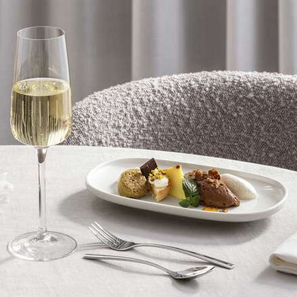 Villeroy & Boch Afina Servierteller – Porzellan, weiss, mikrowellengeeignet, spülmaschinenbeständig, 1 Stück