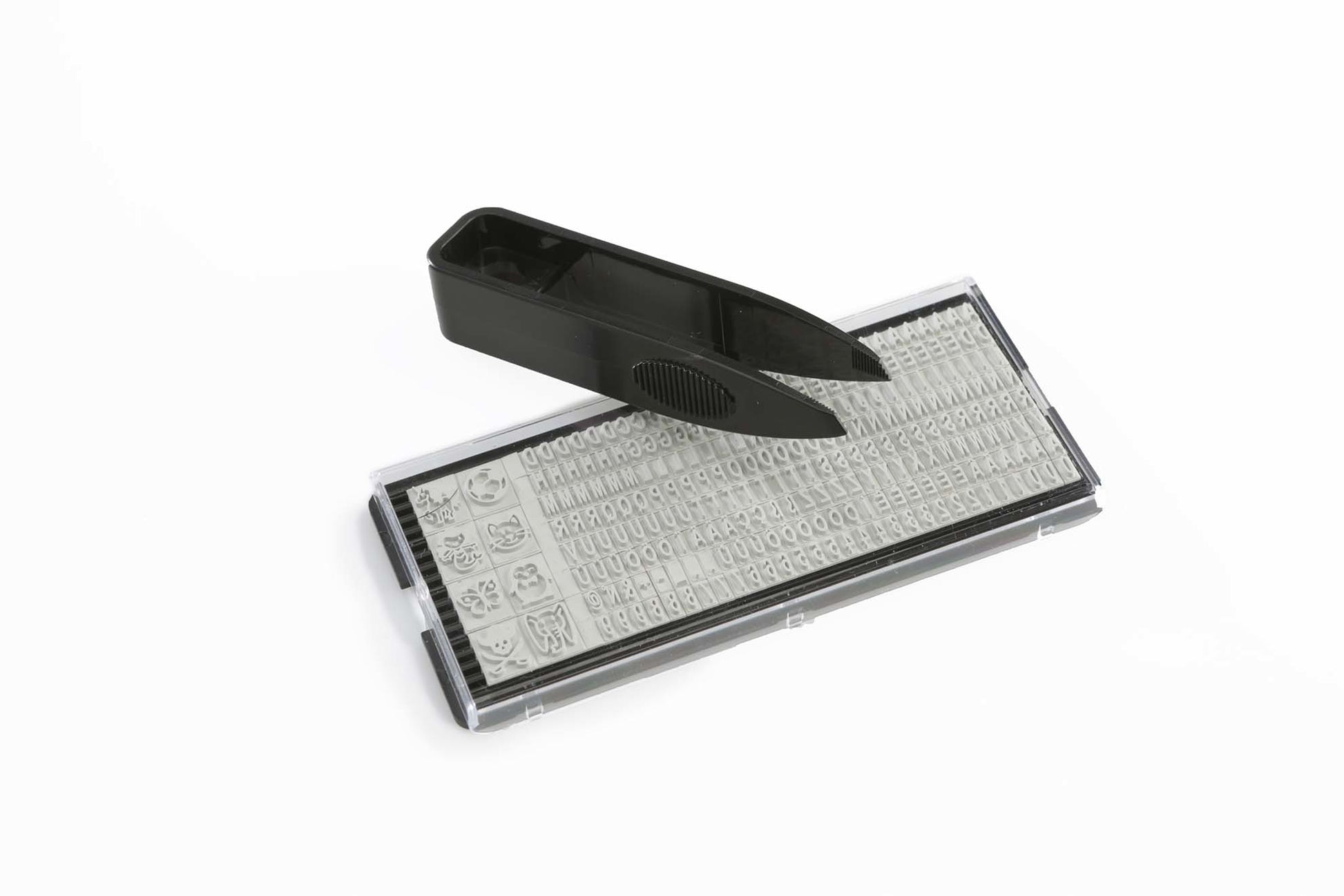 Wedo Motivstempel – Motiv: Schriftzug (3 Zeilen), Kunststoff