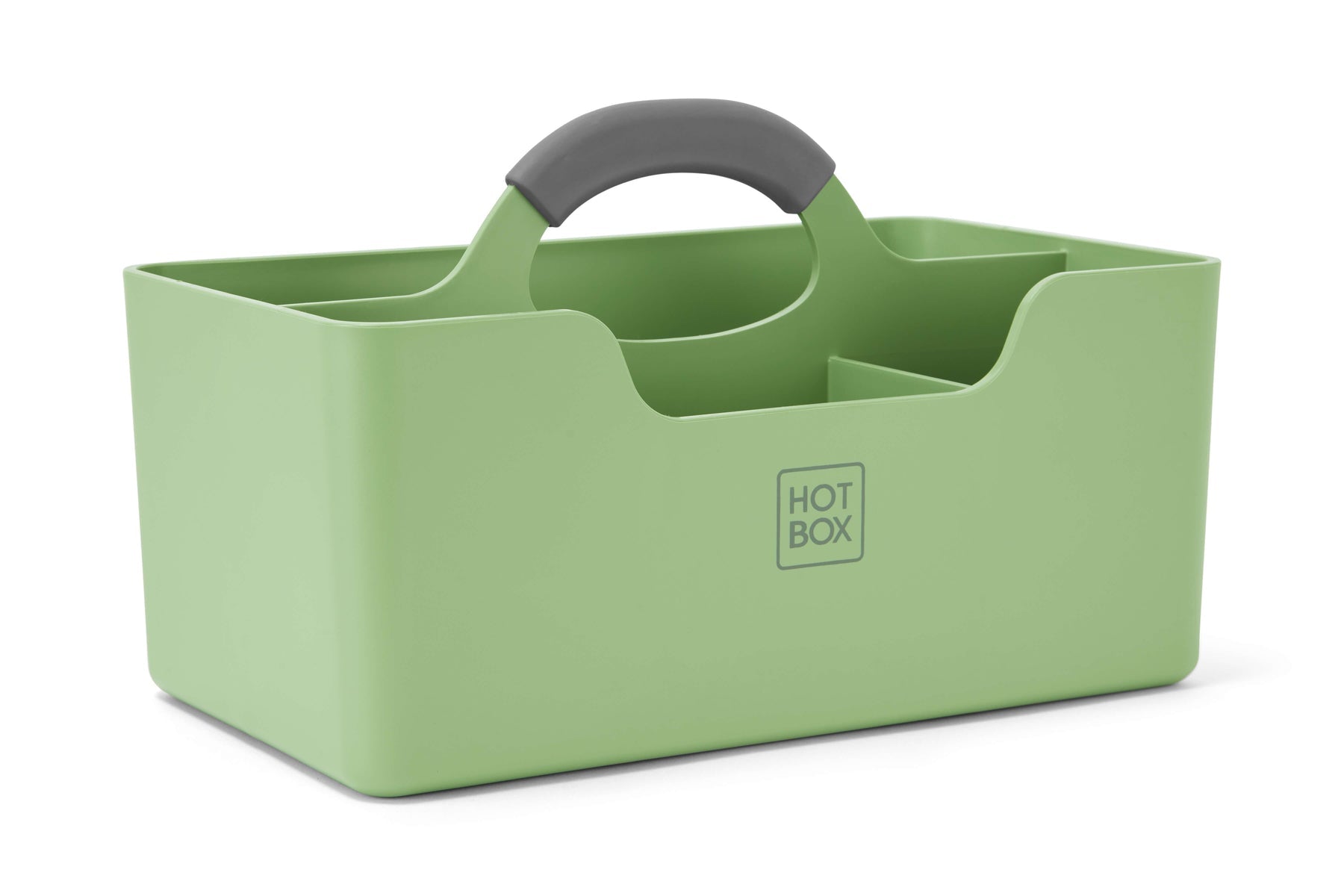Hotbox Stehsammler – Kunststoff, Grün, mit Griffloch, Recycelt, 312×190×182 mm