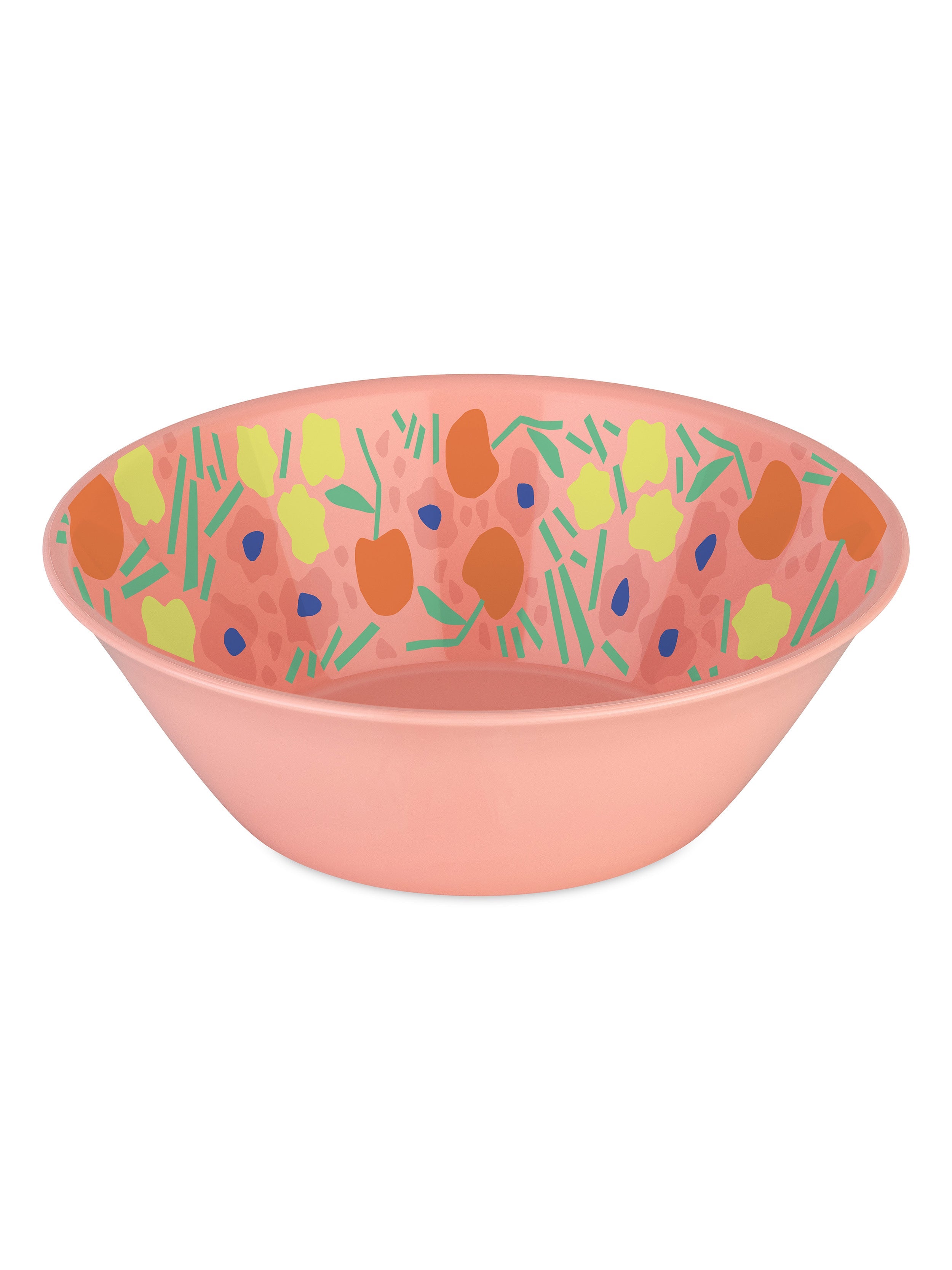Koziol Salatschüssel Nora M Blooms – 700 ml, Ø 16,4 cm, Kunststoff (biozirkulär), spülmaschinenfest