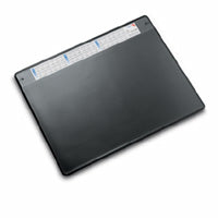 Laufer Schreibunterlage Durella Soft – Schwarz – 650 × 500 mm – Kunststoff, rutschfest