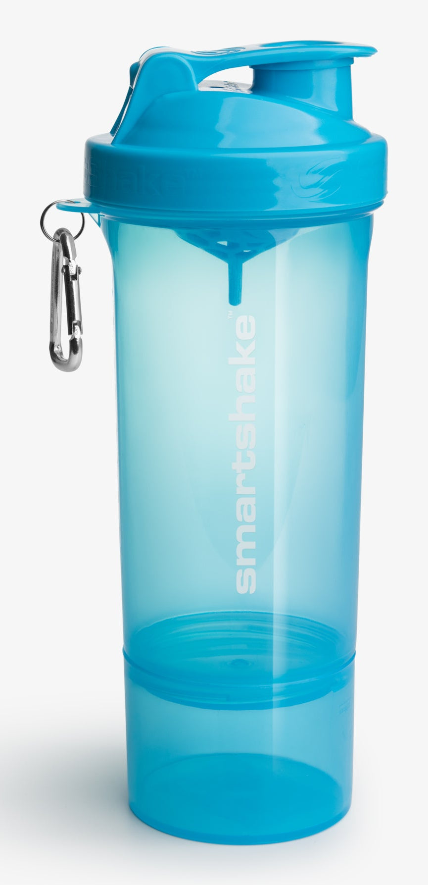 Smartshake Slim Trinkflasche 500 ml – Kunststoff, Klappdeckel, Blau