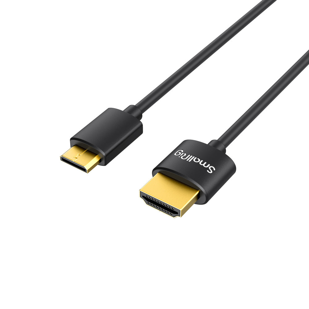 SmallRig Mini-HDMI auf HDMI Kabel HDMI 2.0 4K 60 Hz – 0,55 m