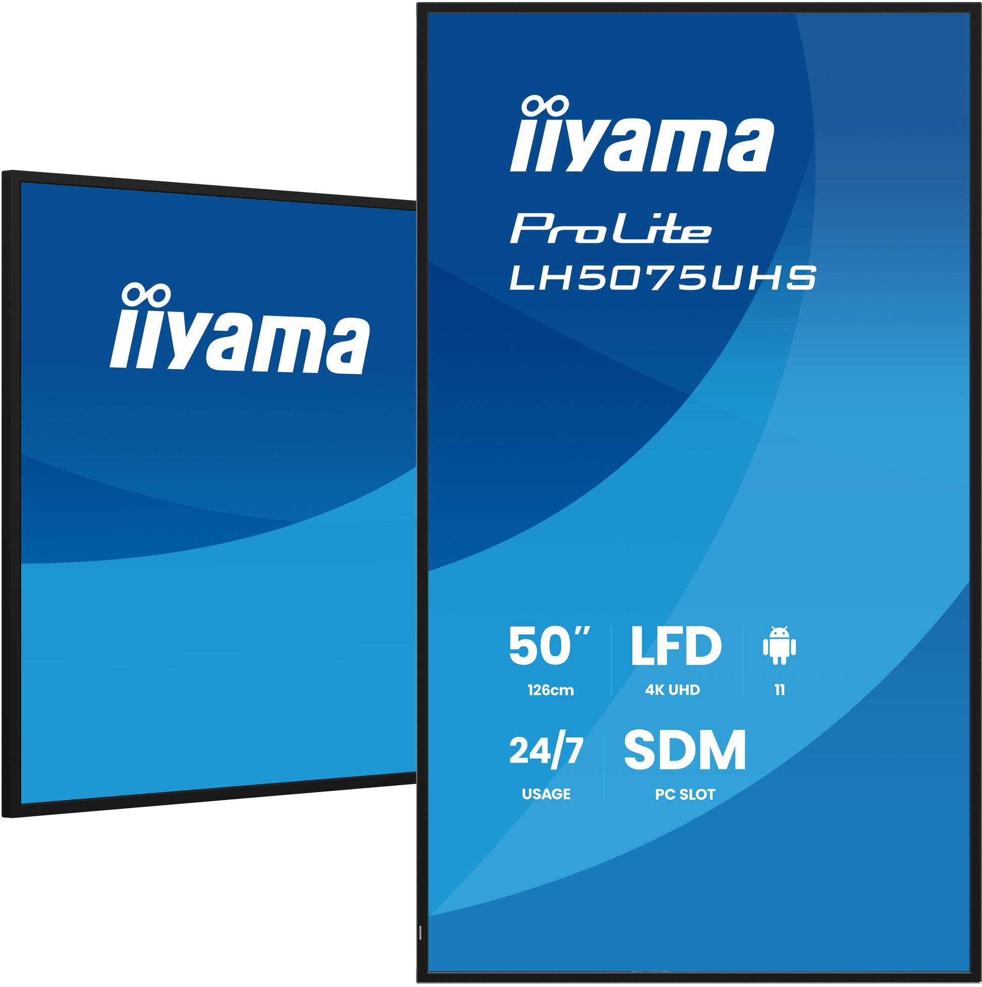 iiyama LH5075UHS-B2AG – 50" LED UHD 4K