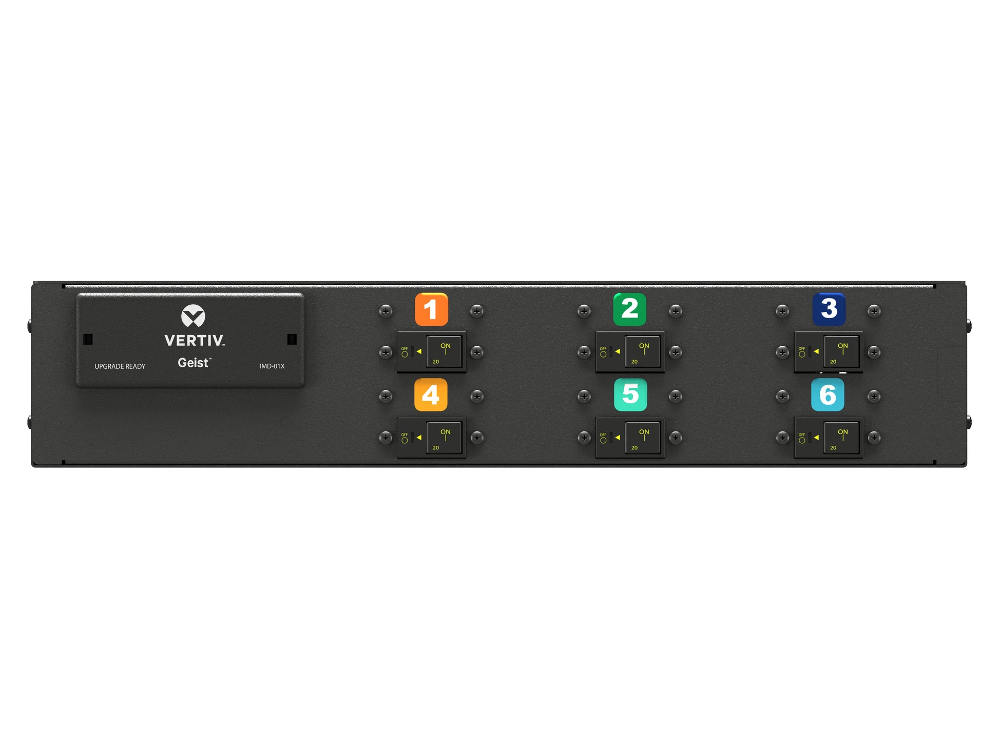 Vertiv Rack-PDU – Standard, Senkrecht, 0U, 32 A 230/400 V, 18×C13/C19