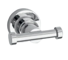 tesa Handtuchhaken – Klebemontage – 6,3 × 5 × 7 cm – Silber – Metall