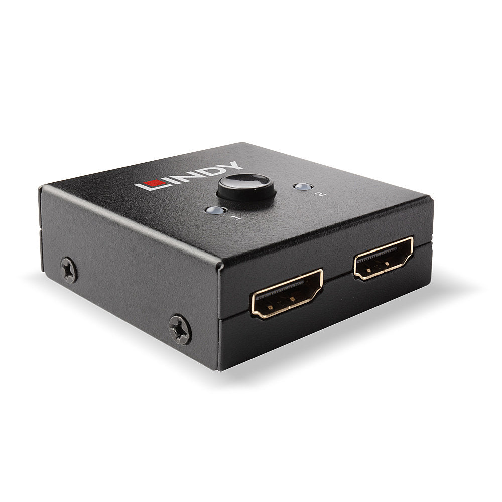 Lindy HDMI-Switch, 2-Port, 18 Gbit/s, bidirektional