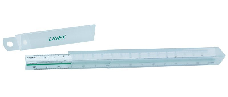 Linex Wandtafel-Lineal 30 cm – Kunststoff, weiss