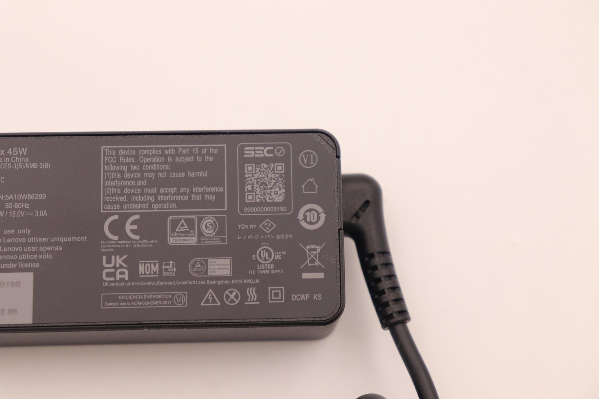 Lenovo 5A10W86299 Netzteil 45 W – für Lenovo Notebooks