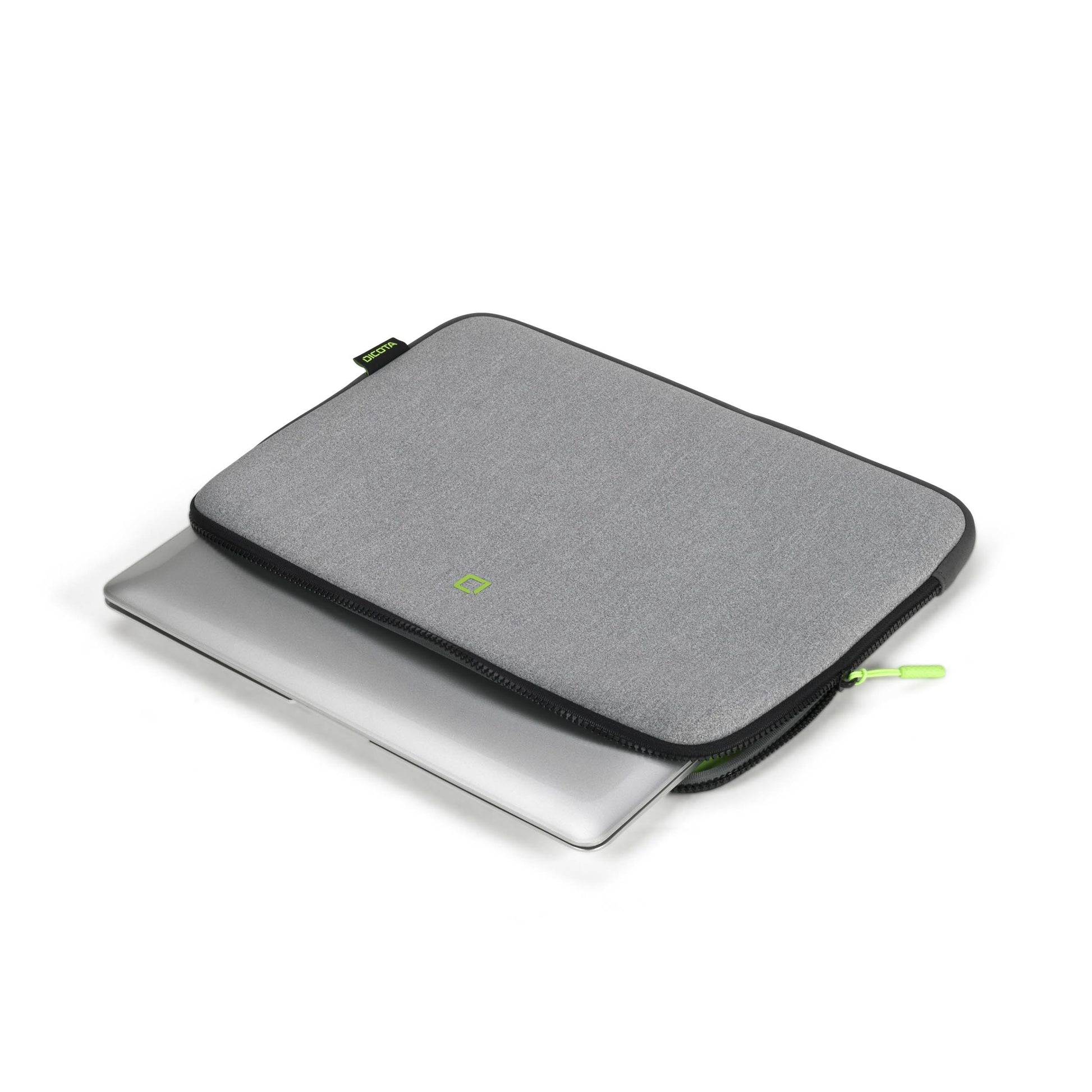 DICOTA Notebook-Schutzhülle bis 14,1" – Grün/Grau