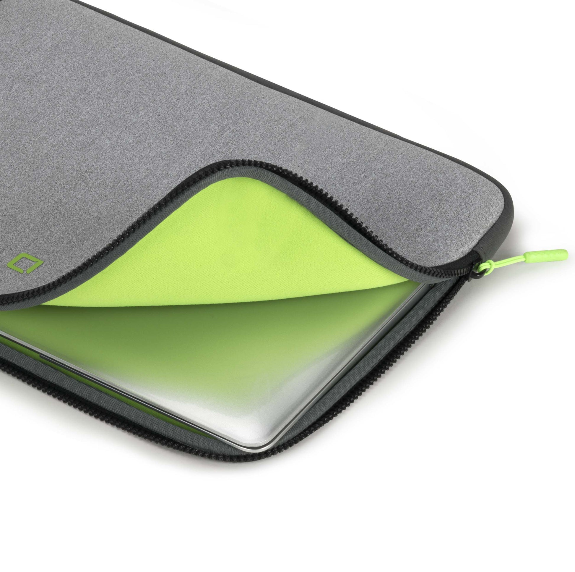 DICOTA Notebook-Schutzhülle bis 14,1" – Grün/Grau