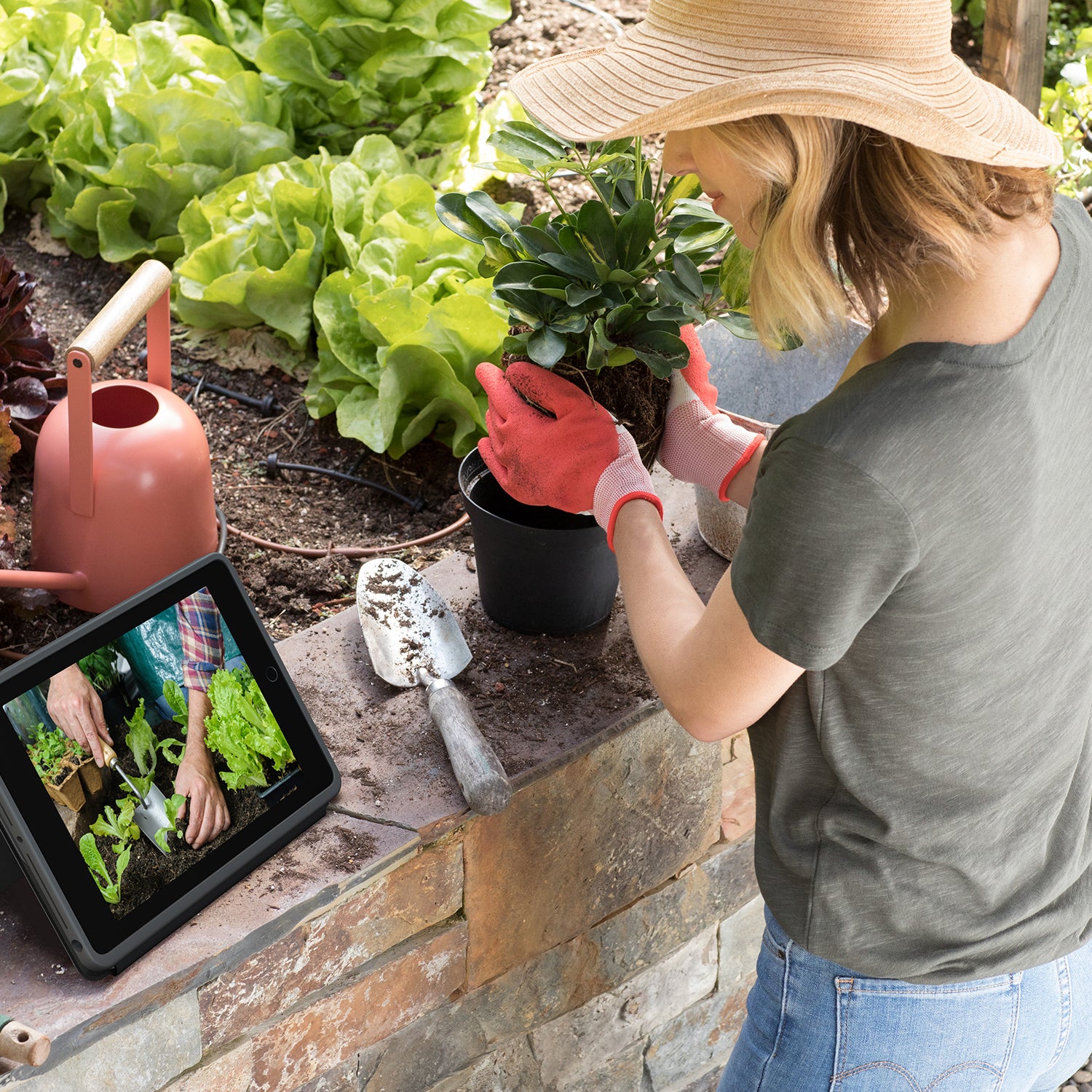 Logitech Rugged Folio – Tastatur – für iPad (7. & 8. Gen.)