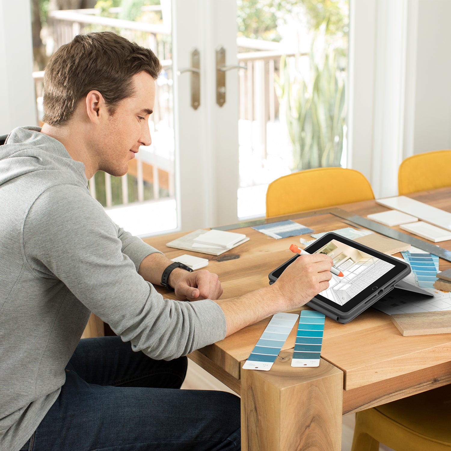 Logitech Rugged Folio – Tastatur – für iPad (7. & 8. Gen.)