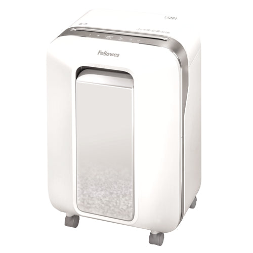 Fellowes Powershred LX201 – Aktenvernichter, DIN P-5, Mikroschnitt 2 × 12 mm, 12 Blatt, 22 l, A4