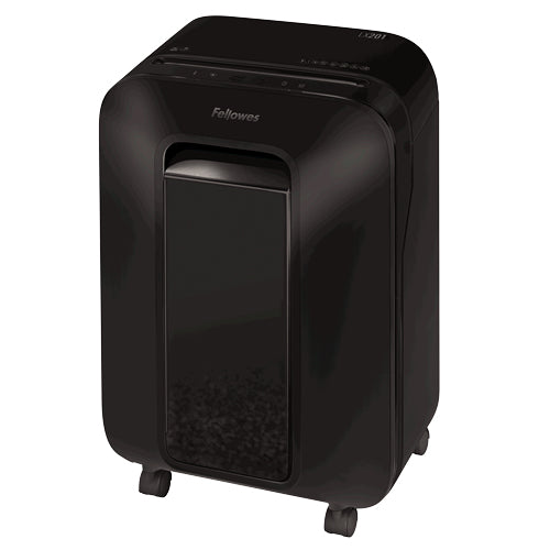 Fellowes Powershred LX201 – Aktenvernichter, DIN P-5, Mikroschnitt 2 × 12 mm, 12 Blatt, 22 l