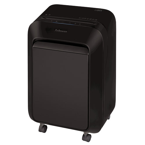 Fellowes Powershred LX211 – Aktenvernichter, DIN P-5, Mikroschnitt 2 × 12 mm, 15 Blatt, 23 l, A4