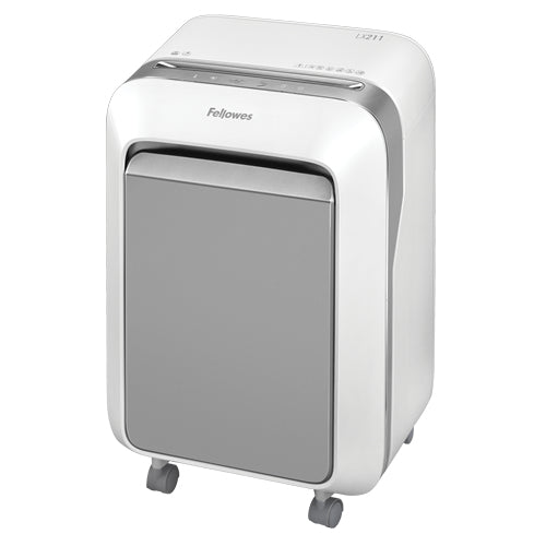 Fellowes Aktenvernichter, DIN P-5, Partikelschnitt 2 × 12 mm, 15 Blatt, 23 l