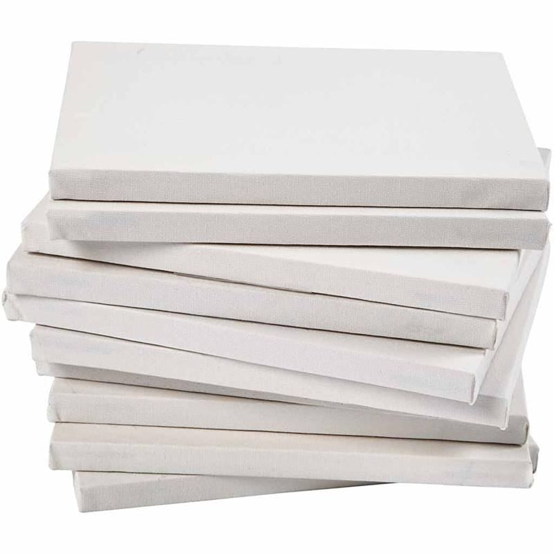 Creativ Company Keilrahmen, Baumwolle, 15 × 15 × 1,6 cm, Weiss