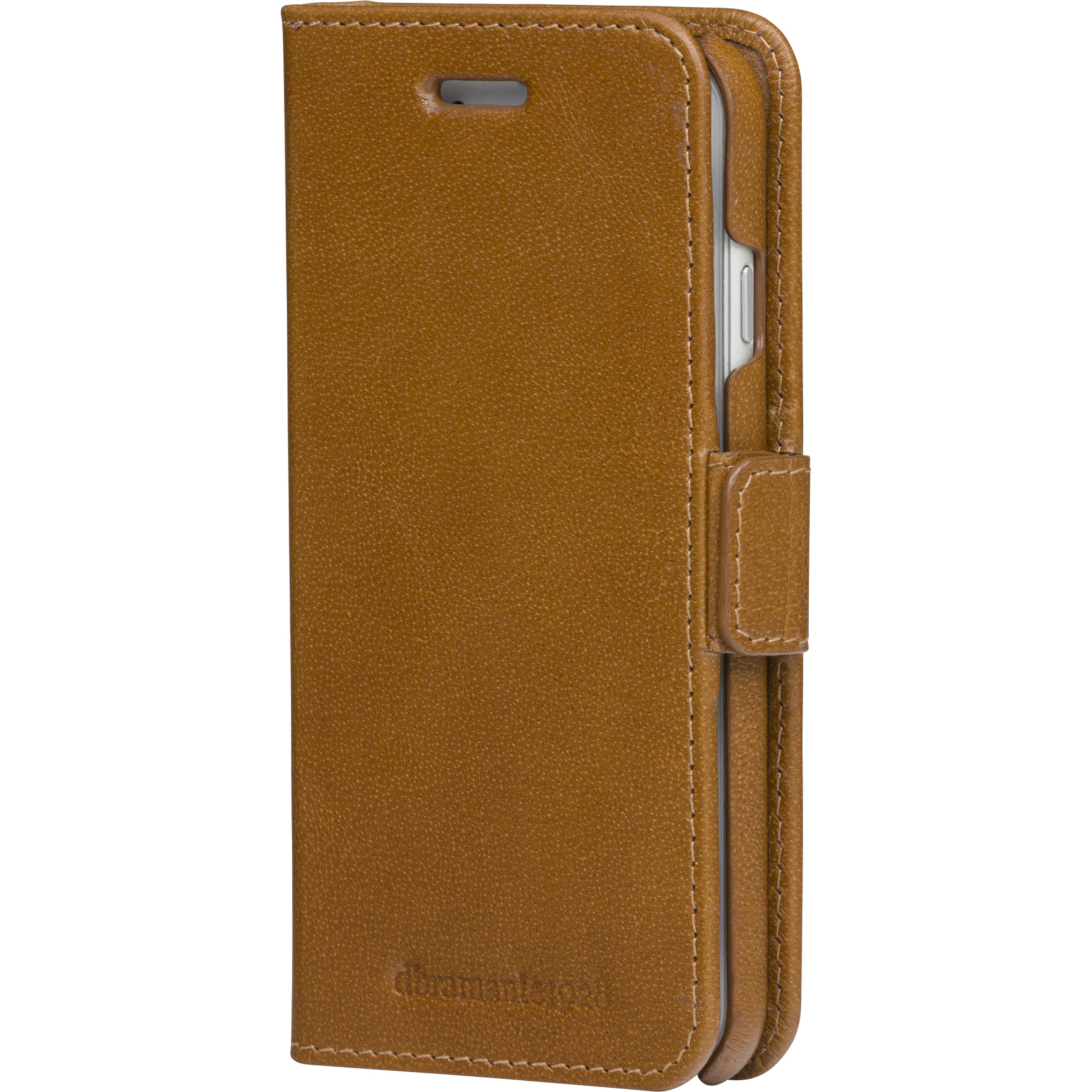 dbramante1928 Lynge Wallethülle – für Apple iPhone 6/7/8, 3 Kartenfächer, Leder, Tan