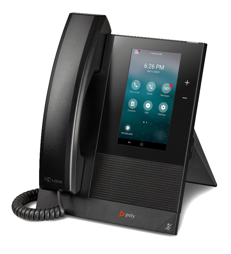Poly CCX 400 – 5" Touchscreen, für Microsoft Teams, PoE