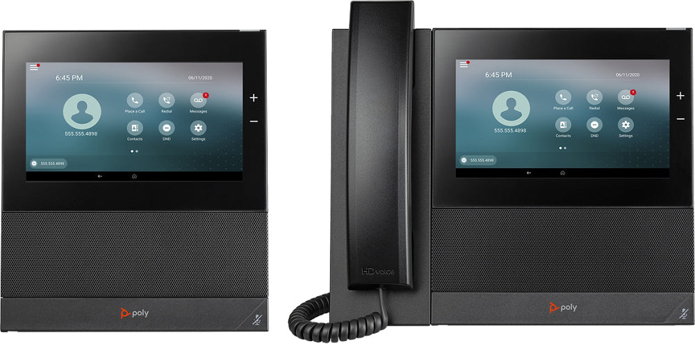 Poly CCX 600 – Business Media Phone für Microsoft Teams und Skype for Business, ohne Handapparat