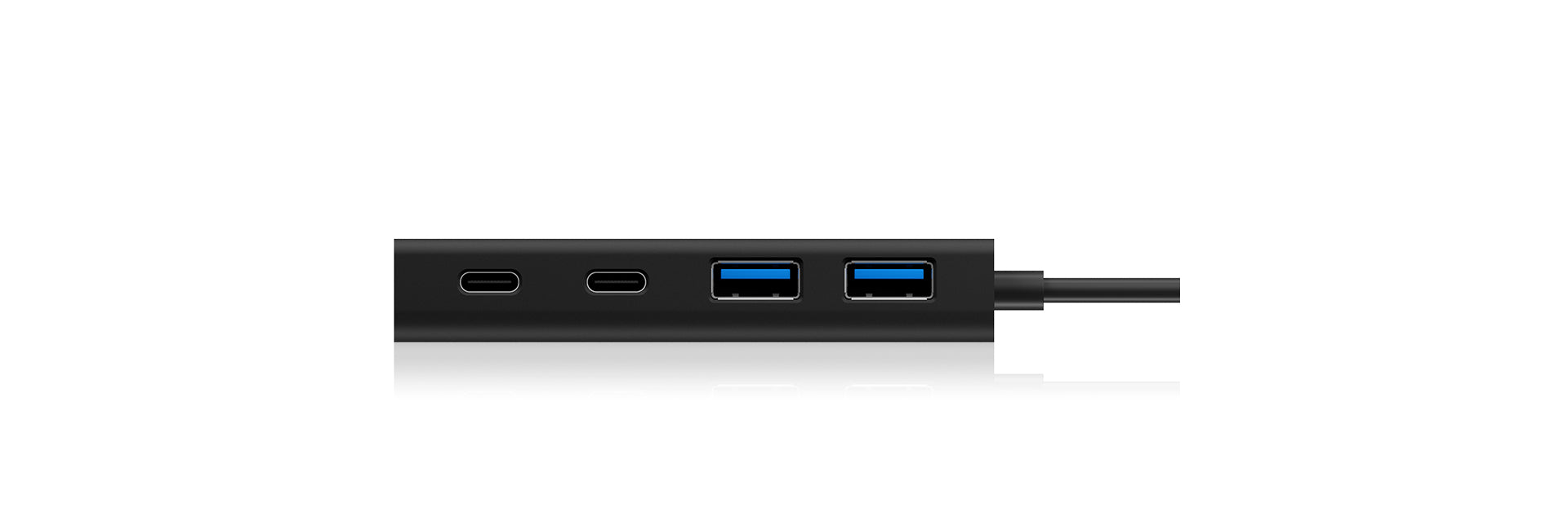 ICY BOX IB-1426-CPD USB-Hub – USB-C, 2× USB-A, 2× USB-C, 60 W PD, für Windows/Mac