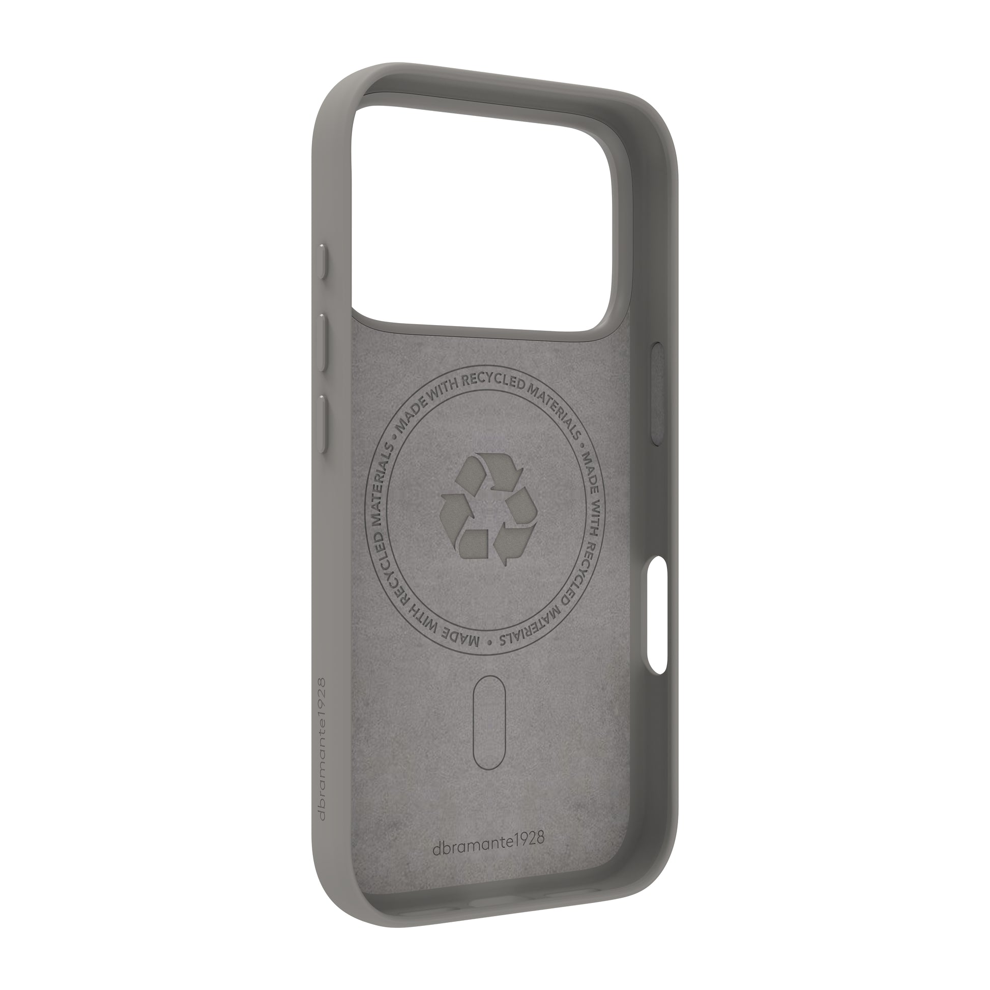 dbramante1928 Roskilde MS ICON Backcover – für Apple iPhone 17 Pro, MagSafe, Kunststoff, Grau